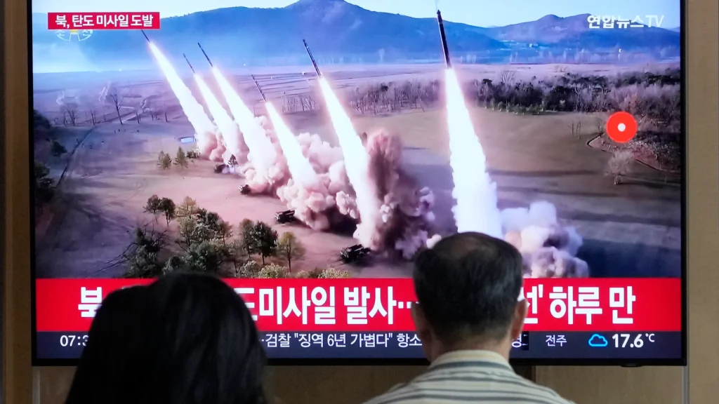 N. Korea Fires 10 Ballistic Missiles toward Sea of Japan