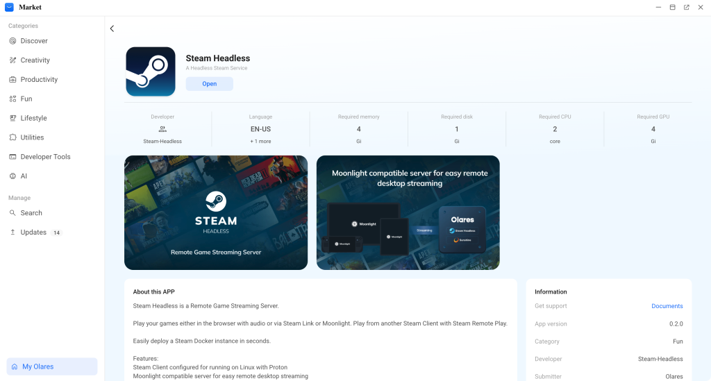 How to Run Steam-Headless on Proxmox LXC Without VFIO GPU Passthrough Steam-Headless